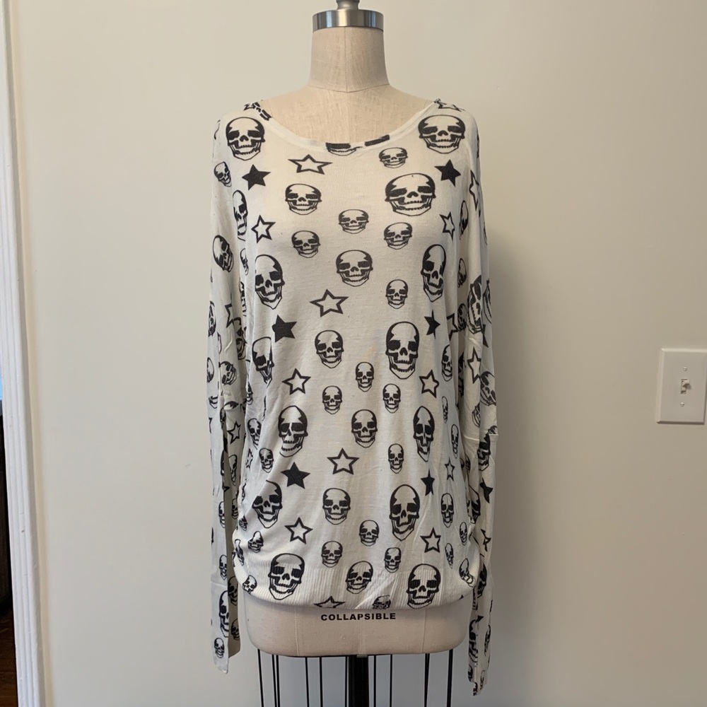 Philipp Plein skull print sweater size S